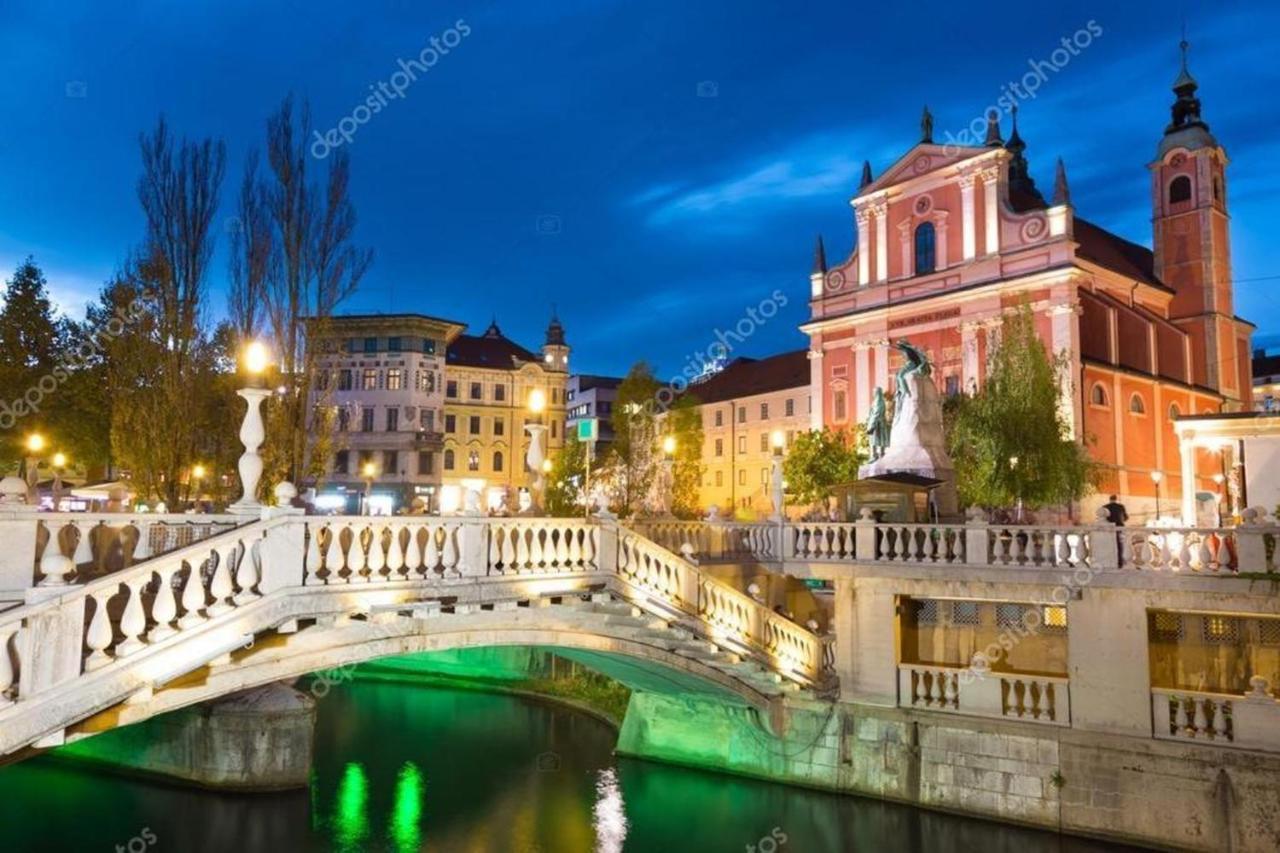 Apartment Central Station Between Dragon And Triple Bridges Ljubljana Exteriör bild